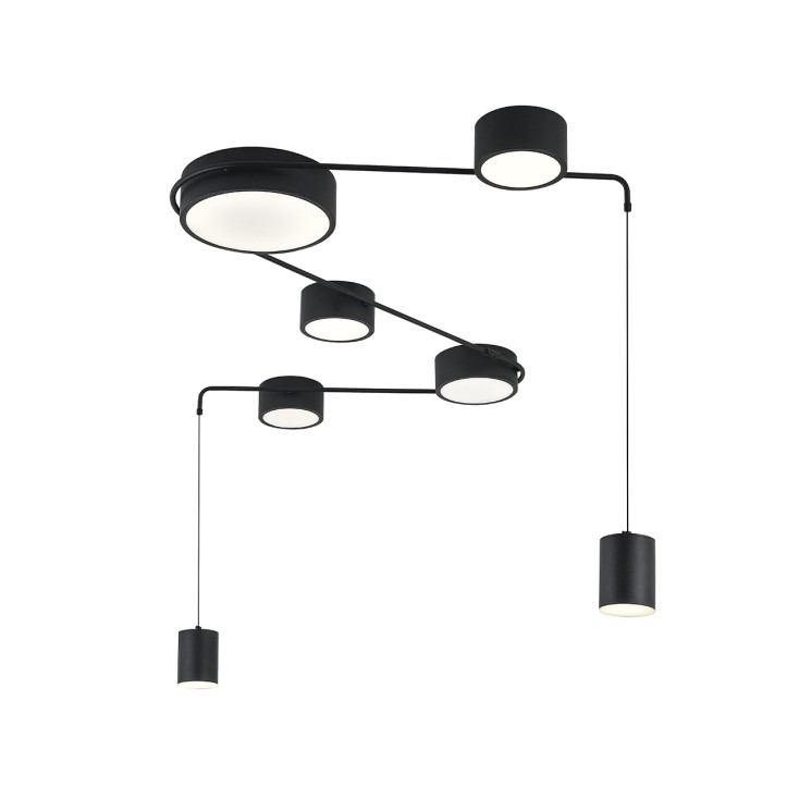 Indigo Потолочный светильник 14028/7С Black