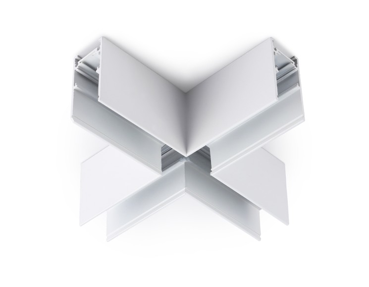Ambrella Light Коннектор X-образный для накладного шинопровода Magnetic GL3375