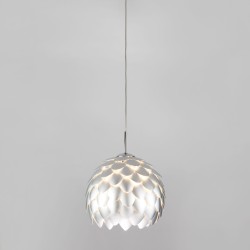 Подвесной светильник с металлическим плафоном                      Bogate's  304/1 серебро / хром