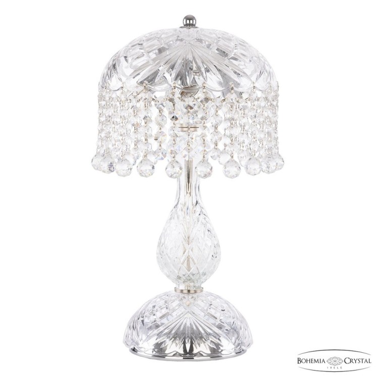 Настольная лампа хрустальная 14781L1/22 Ni Balls Bohemia Ivele Crystal (С 2 лампочками и более)