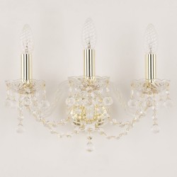 Бра хрустальные 108B/3/141 G Bohemia Ivele Crystal (Стеклянный рожок)