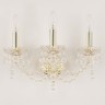 Бра хрустальные 108B/3/141 G Bohemia Ivele Crystal (Стеклянный рожок)