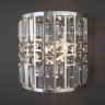 Настенный светильник с хрусталем                      Eurosvet  10116/2 хром