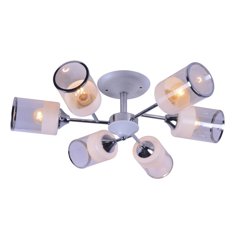 Escada 684/6P E27*60W White/Chrome