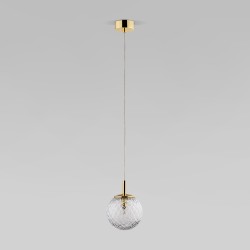 Подвесной светильник со стеклянным плафоном                      TK Lighting  759 Cadix Gold