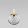 Подвесной светильник со стеклянным плафоном                      TK Lighting  759 Cadix Gold
