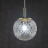 Подвесной светильник со стеклянным плафоном                      TK Lighting  759 Cadix Gold