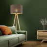 Напольный светильник с тканевым абажуром                      TK Lighting  16026 Grand