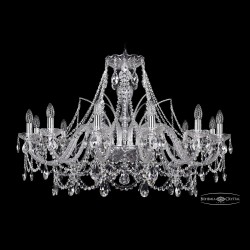 Люстра хрустальная 1411/12/360 Ni Bohemia Ivele Crystal (Стеклянный рожок)