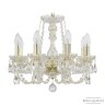 Люстра хрустальная 101/8/141 G Bohemia Ivele Crystal (Стеклянный рожок)