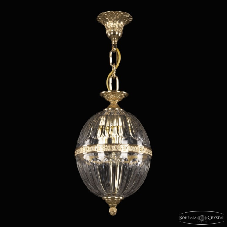 Подвесной светильник с цветным хрусталём 5680/20 G Clear/M-1H Bohemia Ivele Crystal (5680)