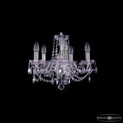 Люстра хрустальная 1402/5/141 Ni  Bohemia Ivele Crystal (Стеклянный рожок)