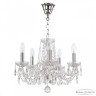 Люстра хрустальная 1402/5/141 Ni  Bohemia Ivele Crystal (Стеклянный рожок)