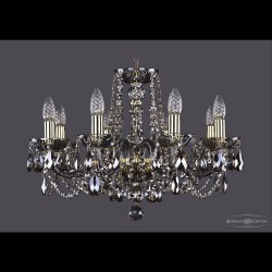 Люстра хрустальная 1402/8/195 G M731 Bohemia Ivele Crystal (Стеклянный рожок)