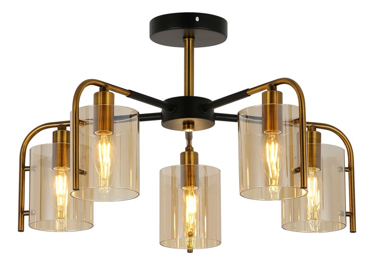 Escada 671/5P E14*40W Black/Gold