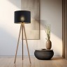 Напольный светильник с тканевым абажуром                      TK Lighting  16005 Grand