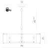 Подвесная люстра Divinare OSTIN 1100/02 SP-8