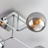 Потолочный светильник с круглыми стеклянными плафонами                      Eurosvet  30140/6 хром