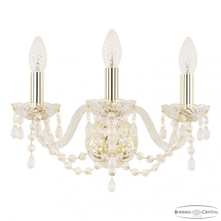 Бра хрустальные 112B/3/141 G V0300 Bohemia Ivele Crystal (Стеклянный рожок)