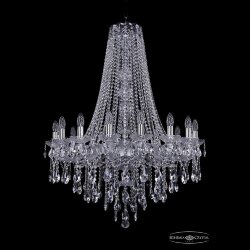 Люстра хрустальная 1415/16/300/h-108 Ni Bohemia Ivele Crystal (Стеклянный рожок)