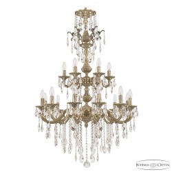 Люстра бронзовая 72101/12+6/250/XL/2d B FP Bohemia Ivele Crystal (Бронзовые)
