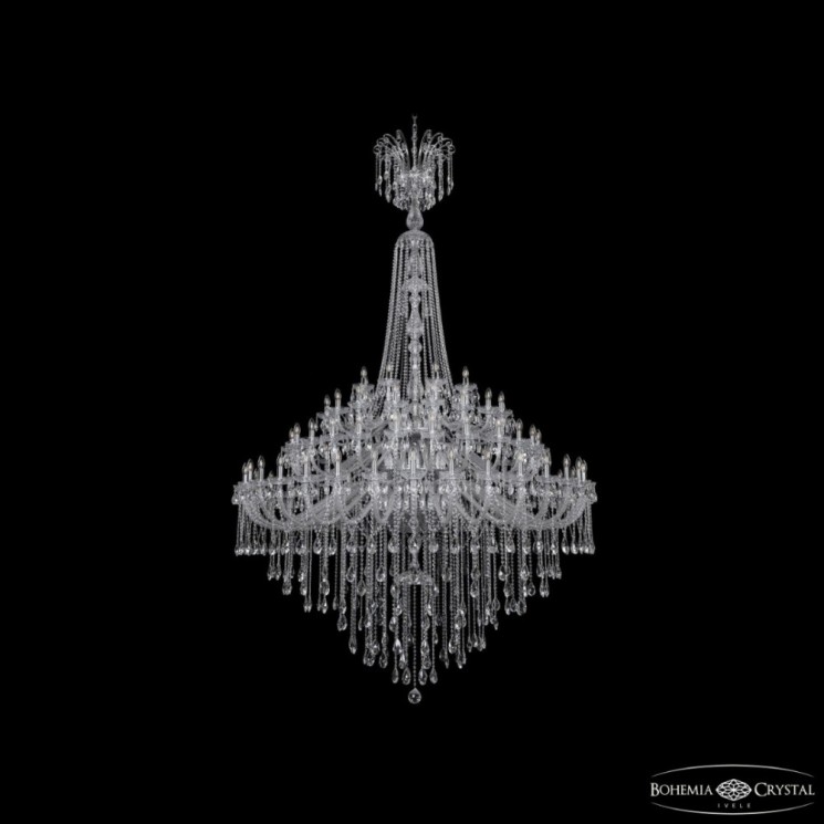 Люстра хрустальная 1415/32+24+16+8/700/XL-320/3d Ni Bohemia Ivele Crystal (1415)