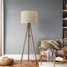 Напольный светильник с тканевым абажуром                      TK Lighting  16017 Grand