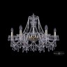 Люстра хрустальная 1403/6/240 G Bohemia Ivele Crystal (Стеклянный рожок)