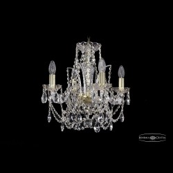 Люстра хрустальная 1411/4/141 G Bohemia Ivele Crystal (Стеклянный рожок)