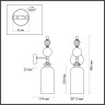 Настенный светильник ODEON LIGHT BIZET 4893/1WA