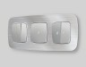 Ambrella Light Лицевая панель для 1-клавишных выключателей с подсветкой QUANT Ambrella Volt OMEGA OP4020