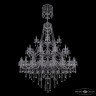 Люстра хрустальная 1415/20+10+5/530/XL-231/3d Ni Bohemia Ivele Crystal (Стеклянный рожок)