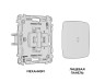 Ambrella Light Комплект механизма 1-клавишного выключателя с подсветкой 10000K Ambrella Volt OMEGA MO502020