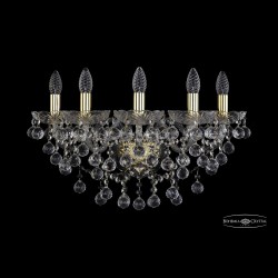 Бра хрустальные 1409B/5/195/XL G Bohemia Ivele Crystal (Стеклянный рожок)