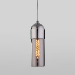 Подвесной светильник со стеклянным плафоном                      Eurosvet  50180/1 дымчатый