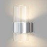 Настенный светильник                      Eurosvet  40021/1 LED хром/прозрачный