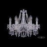 Люстра хрустальная 1403/6/160 Ni Bohemia Ivele Crystal (Стеклянный рожок)