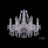 Люстра хрустальная 1403/6/160 Ni Bohemia Ivele Crystal (Стеклянный рожок)