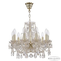 Люстра хрустальная 105/10/141 G Bohemia Ivele Crystal (Стеклянный рожок)