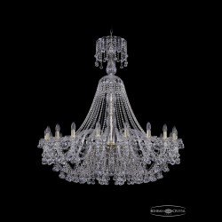 Люстра хрустальная 1409/20/460/XL-136 G Bohemia Ivele Crystal (Стеклянный рожок)