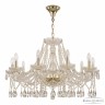 Люстра хрустальная 1413/10/300 G Bohemia Ivele Crystal (Стеклянный рожок)