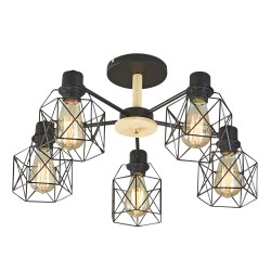 Escada 508/5PL E27*60W Black