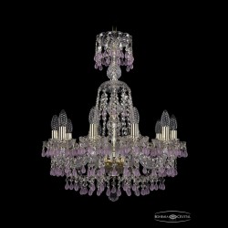 Люстра хрустальная 1410/10/195/XL-66 G V7010 Bohemia Ivele Crystal (Стеклянный рожок)