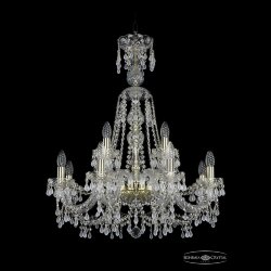 Люстра хрустальная 1410/8+4/240/XL-80 G V0300 Bohemia Ivele Crystal (Стеклянный рожок)