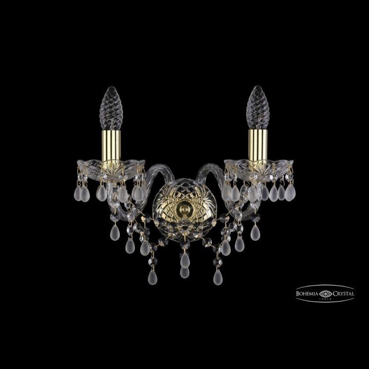 Бра хрустальные 1410B/2/141 G V0300 Bohemia Ivele Crystal (Стеклянный рожок)