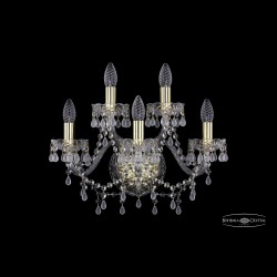 Бра хрустальные 1410B/3+2/160 G V0300 Bohemia Ivele Crystal (Стеклянный рожок)