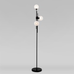 Напольный светильник со стеклянными плафонами                      Eurosvet  01383/3 черный