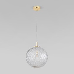 Подвесной светильник со стеклянным плафоном                      TK Lighting  4610 Cadix Gold