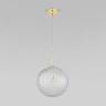 Подвесной светильник со стеклянным плафоном                      TK Lighting  4610 Cadix Gold