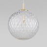 Подвесной светильник со стеклянным плафоном                      TK Lighting  4610 Cadix Gold